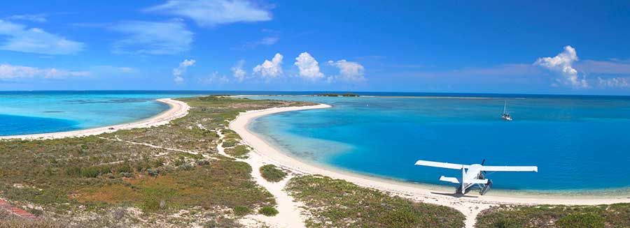 Florida Beach Panorama from Seaplane